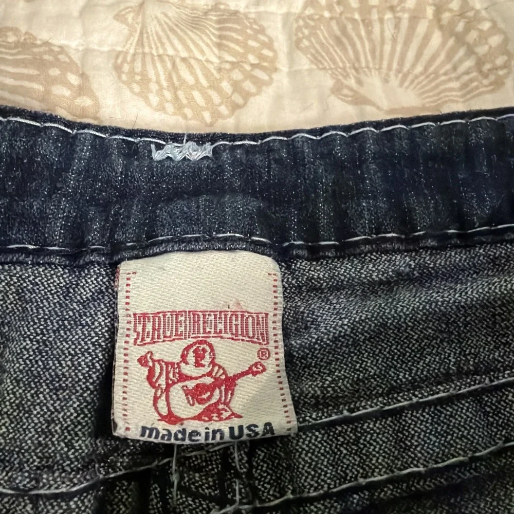 🤩 Vintage True Religion denim / jeans Joey Super T Size 29 Clean With Holes